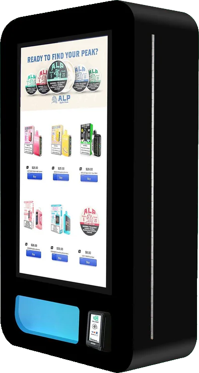 Slim Wall: Sleek, Wall-Mounted Vape Vending Machine | VapeTM